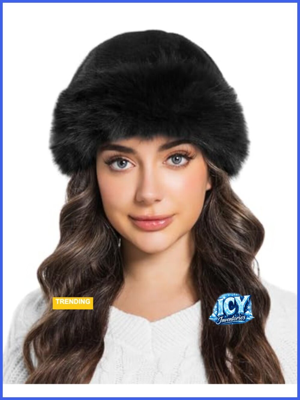 Faux Fur Bucket Hat Fluffy Mongolian Fisherman Winter Beanie
